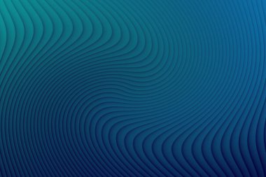 Dalgalı çizgileri olan soyut girdap mavisi ve gök mavisi gradyan arkaplan