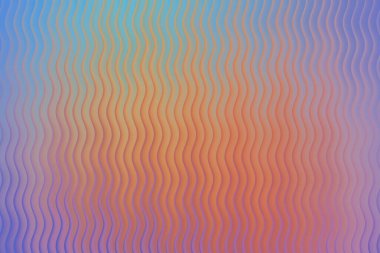 Canlı mavi ve turuncu gradyanı olan dalgalı çizgiler