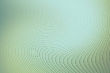 Yumuşak yeşil ve mavi eğimli soyut dalgalı çizgiler