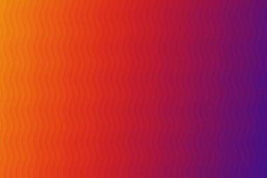 Turuncu, kırmızı ve mor eğimli dalgalı çizgiler