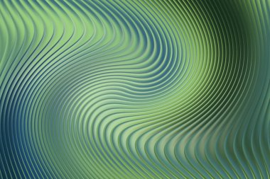 Mavi ve yeşil eğimli soyut girdap deseni