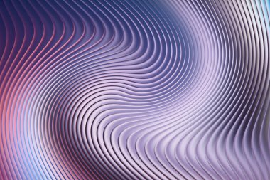 Mor ve pembe renkli soyut metalik girdap