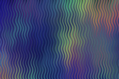 Yanardöner renk efektli soyut dalgalı desenli yüzey