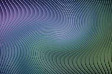 Mavi ve yeşil eğimli soyut girdap deseni