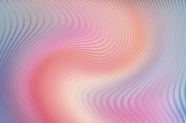 Dalgalı dokusu ve yumuşak ışığıyla dönen pastel renkler