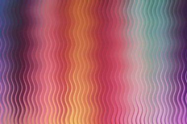 Canlı gökkuşağı gradyan arkaplan ile renkli dalgalı çizgiler