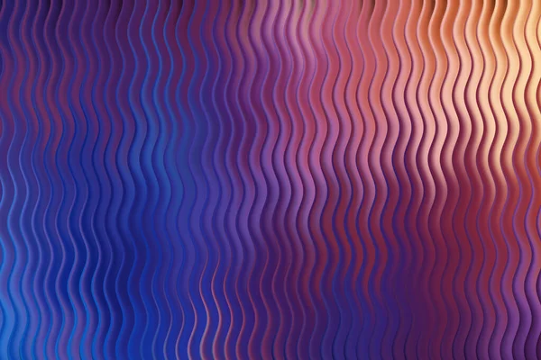 Canlı mor ve turuncu gradyanlı dalgalı dikey çizgiler