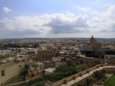 Gozo 'daki Victoria' nın üst görüntüsü