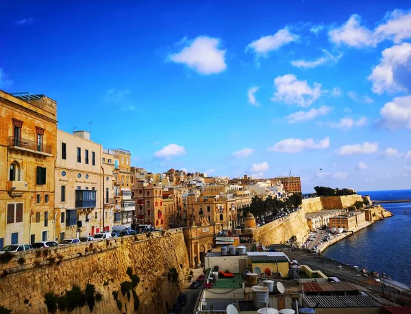 Kilátás Város Valletta — Stock Fotó