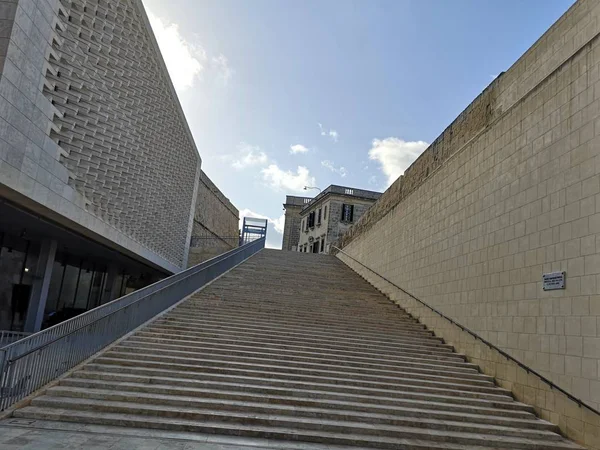 Gedung Parlemen Modern Valletta — Stok Foto