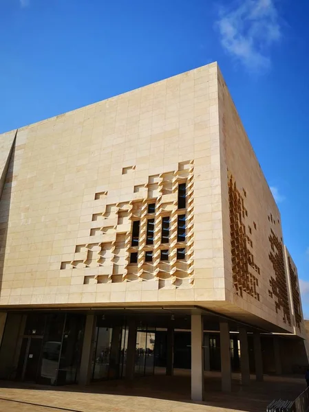 Gedung Parlemen Modern Valletta — Stok Foto