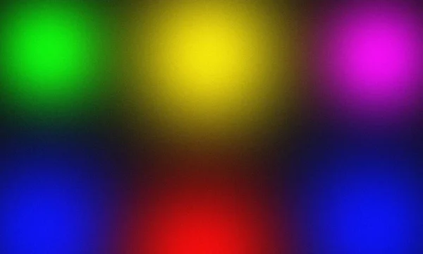 grainy blurred glowing lights background with soft focus abstract gradient texture on black surface digital art design colorful vibrant dreamy illumination backdrop