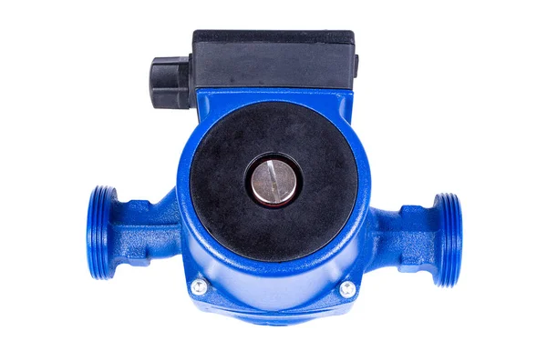 Beyaz bir arka plan üzerinde su sirkülasyon pompası