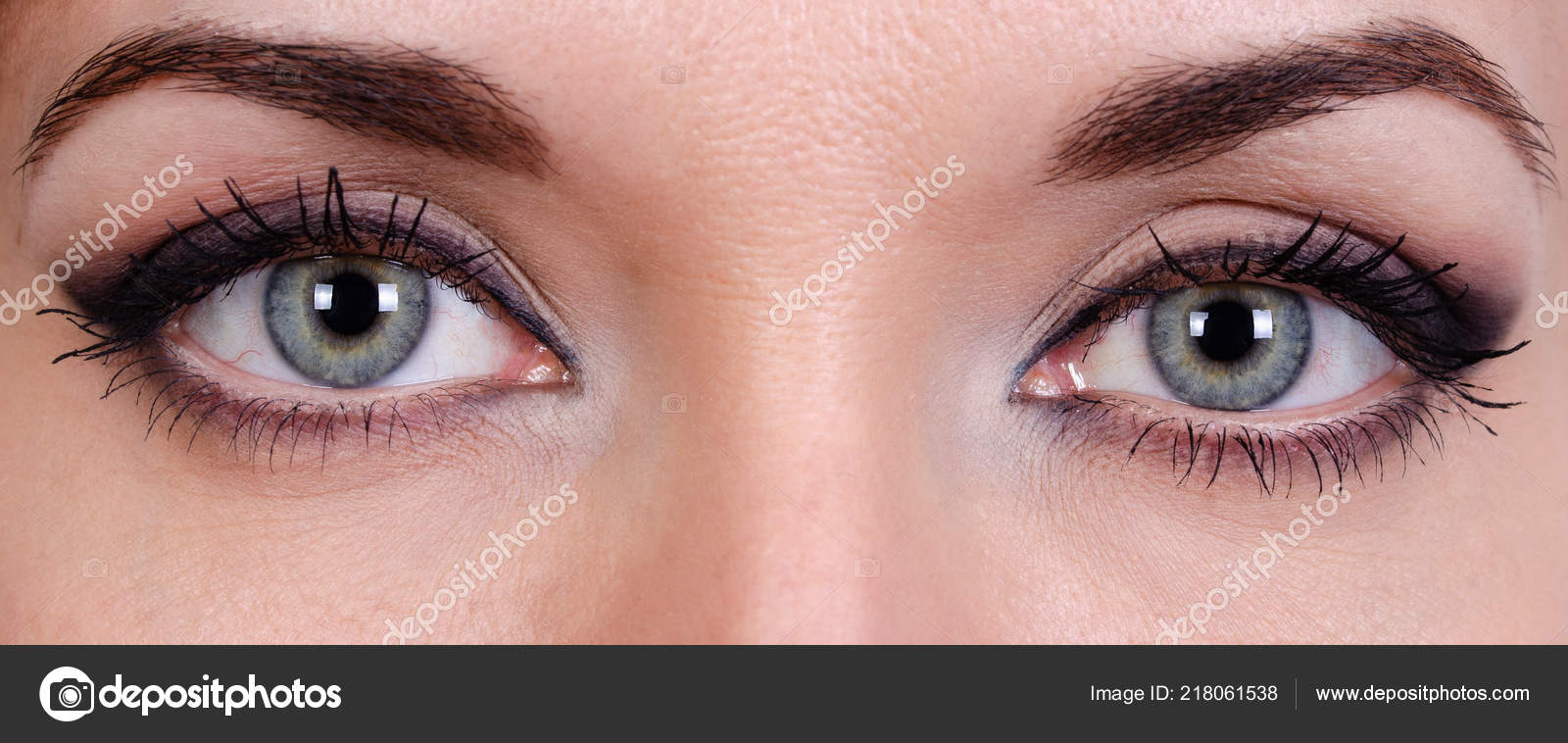 Young Girl Eyes Sore Makeup Stock Photo C Dimas8308 218061538