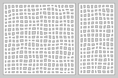 Dekoratif kart kesme lazer veya çizici için ayarla. Doodle Mesh desen paneli. Lazer kesim. Oran 1:2; 1:1. vektör çizim.
