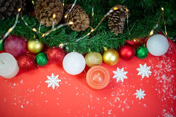 Noel arka plan. Seçici odak.