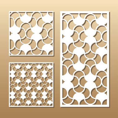 Lazer vektör paneli kesilmiş