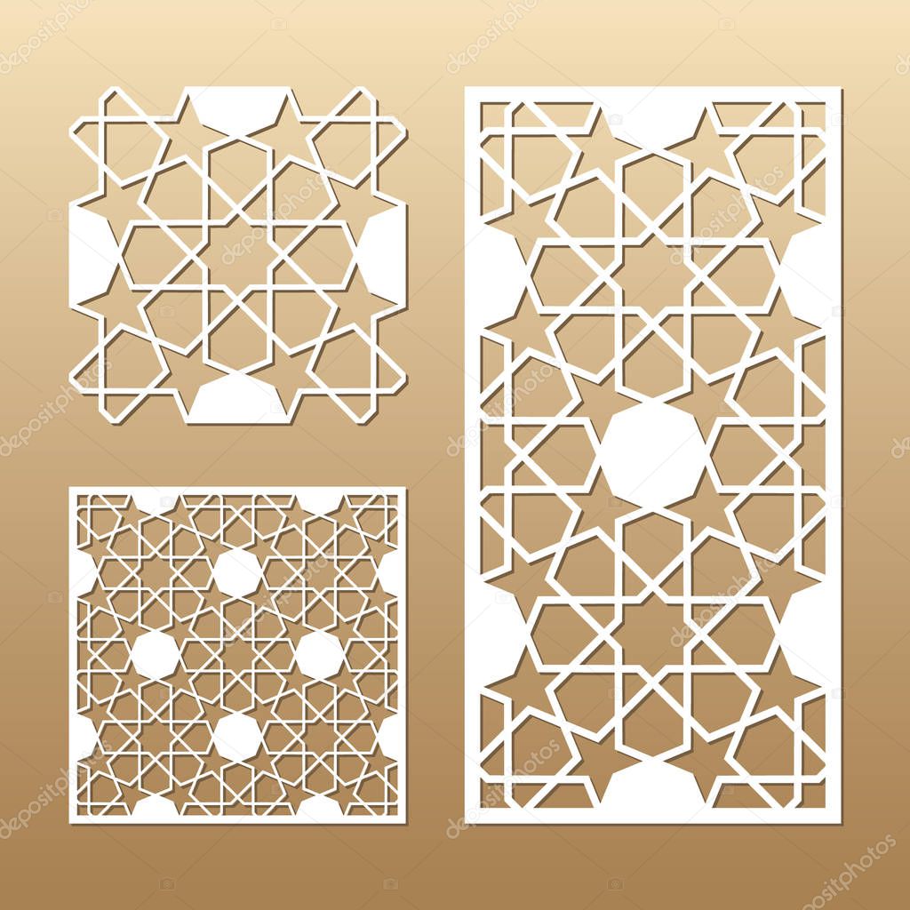 Laser cut vector panel