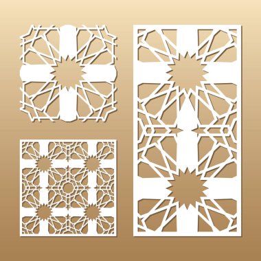 Lazer vektör paneli kesilmiş