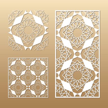 Lazer vektör paneli kesilmiş