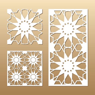 Lazer vektör paneli kesilmiş