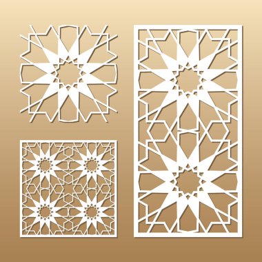 Lazer vektör paneli kesilmiş