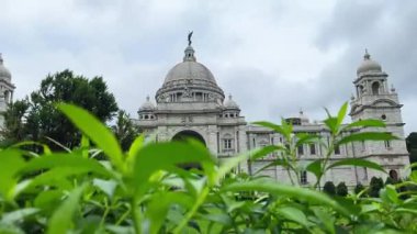 Victoria Memorial Manzarası Hindistan 'da.