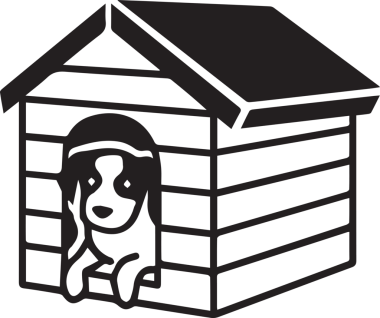 Dog icon symbol illustration in PNG format featuring a simple minimalist design of a cute dog face silhouette vector clipart for digital projects web design mobile app UI logo branding sticker print decoration and modern graphic elements