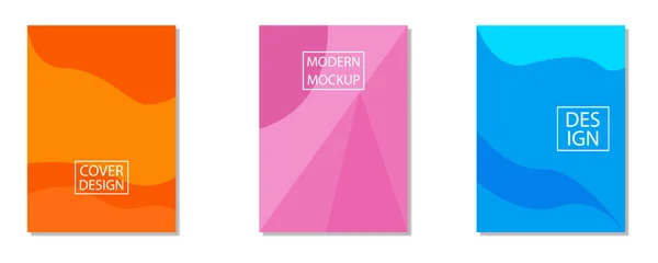 Soyut arkaplan tasarım seti. Pankart, kapak, poster veya el ilanı için arkaplan tasarımı