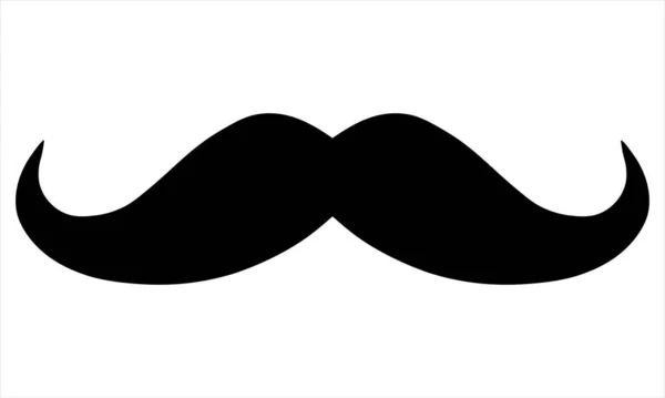 Bıyık simgesi vektör illüstrasyonu
