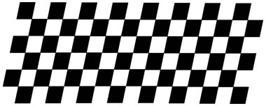 Görsel algı, soyut tasarım ve arkaplan dokusu için Checkerboard İllüzyon Şablonu Yüksek Karşıtlık Siyah ve Beyaz Izgara
