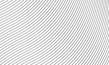 Eğri Çizgi Akışı Deseni Kara Dalga İzi Hareket, Gradyan ve Bilimsel Görsel Tasarım