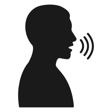 Ses Dalgaları Diyalog, İletişim ve Kişiler Arası Etkileşim İçin İletişim Simgesi