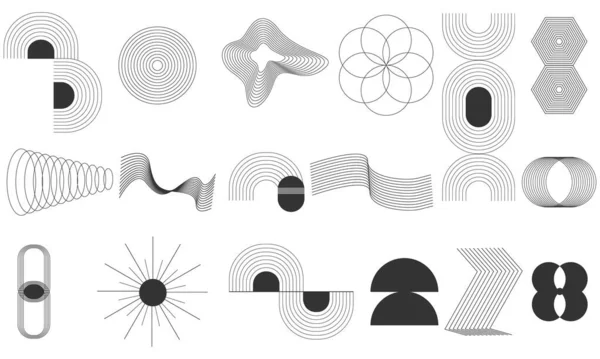 Soyut Geometrik şekiller vektör şekli