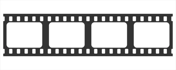  Boş & Gri Tonlu Film Şeridi Seti - Vintage Film Çerçeve Vektörü