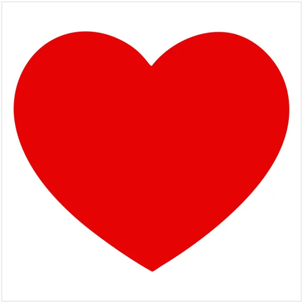 kırmızı kalp vektör illüstrasyonu