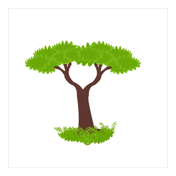 Ağaç vektörü illüstrasyonu