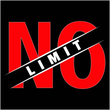 LIMIT HAYIR - Typography tişört tasarımı