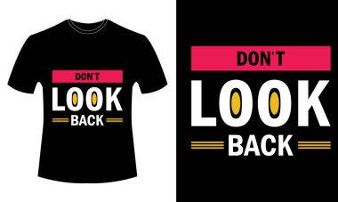 DONT BAKK - TİPOGRAFİSİ T-Tişörtlü DESİGN