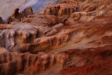 Kum ve kil doku. Arka plan güzel kabartma