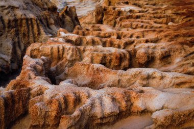 Kum ve kil doku. Arka plan güzel kabartma.