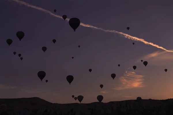 Sıcak Hava Balon Turu Göreme Kapadokya Türkiye — Stok fotoğraf