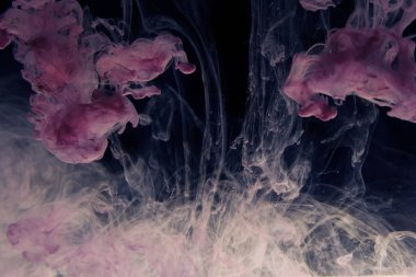 Su soyut arka plan sanatında renkli boya