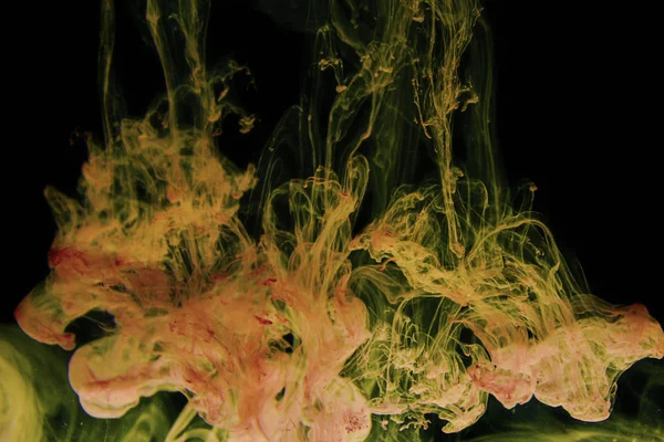 Su sanatında soyut görüntü arka plan renkli boya