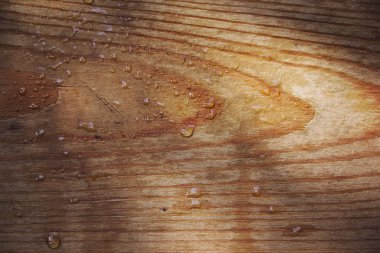 Tahta, kesik, ahşap doku çizimi, doğal, yağmur damlaları, arkaplan