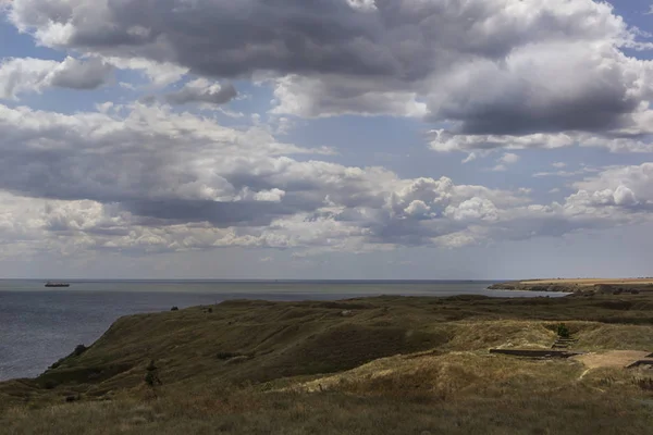 Karadeniz'in antik Olbia kuzey kıyısında antik Yunan köy kalıntıları