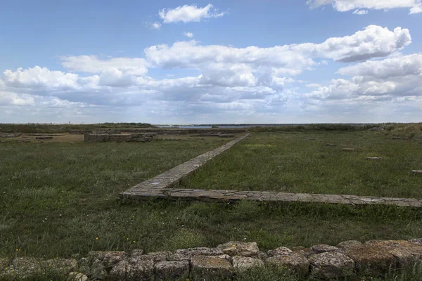 Древняя греческая деревня руины древней Ольбии северного побережья Черного моря — стоковое фото