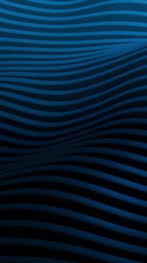 Aydınlatıcı mavi kıvrımlı 3D çizgili dikey dikişsiz bir video arkaplanı, yaratıcı video projeleri, sunumlar ve modern hareket grafik tasarımları için mükemmel..