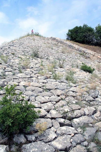 Misteriosa Piramide Yerkapi Nel Sito Archeologico Hattusa Antica Città Hittiti — Foto Stock