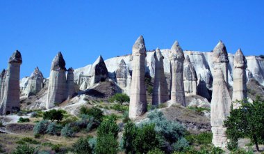 Kapadokya 'da Aşk Vadisi 'nin muhteşem kaya oluşumları, Türkiye